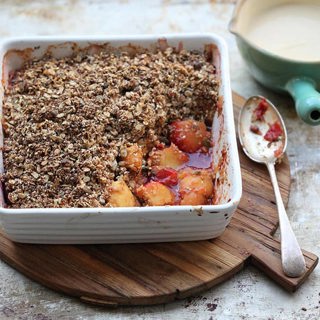 Apple Plum Crumble Gluten Free