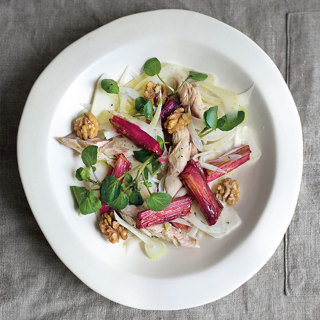 Mackeral & Rhubarb Salad AF
