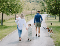 Clare Menary Family Dog Summer Children