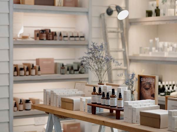 A table with bottles of cosmetics on it
AI-generated content may be incorrect.